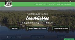 Desktop Screenshot of campdesbouleaux.com