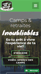 Mobile Screenshot of campdesbouleaux.com